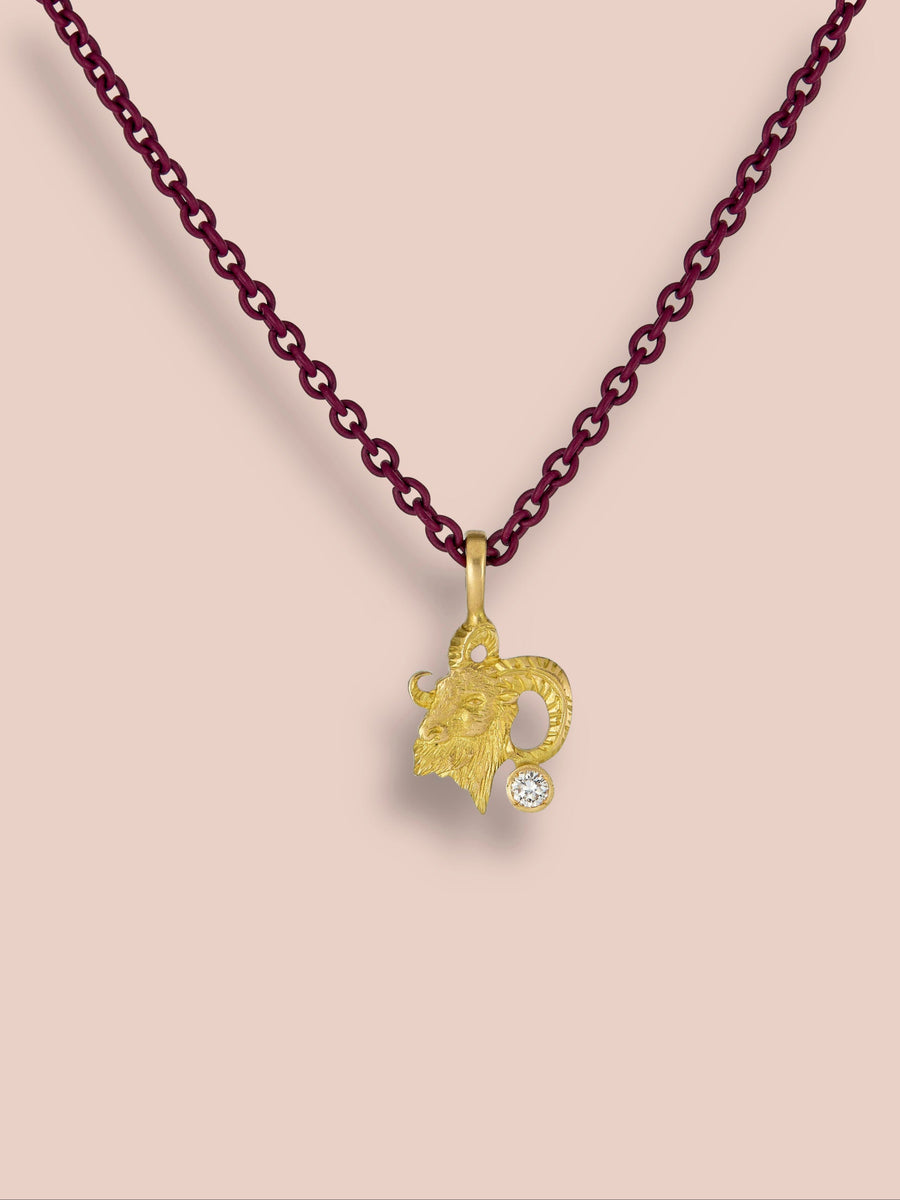 Lo Zodiaco - Aries Pendant - Diamond