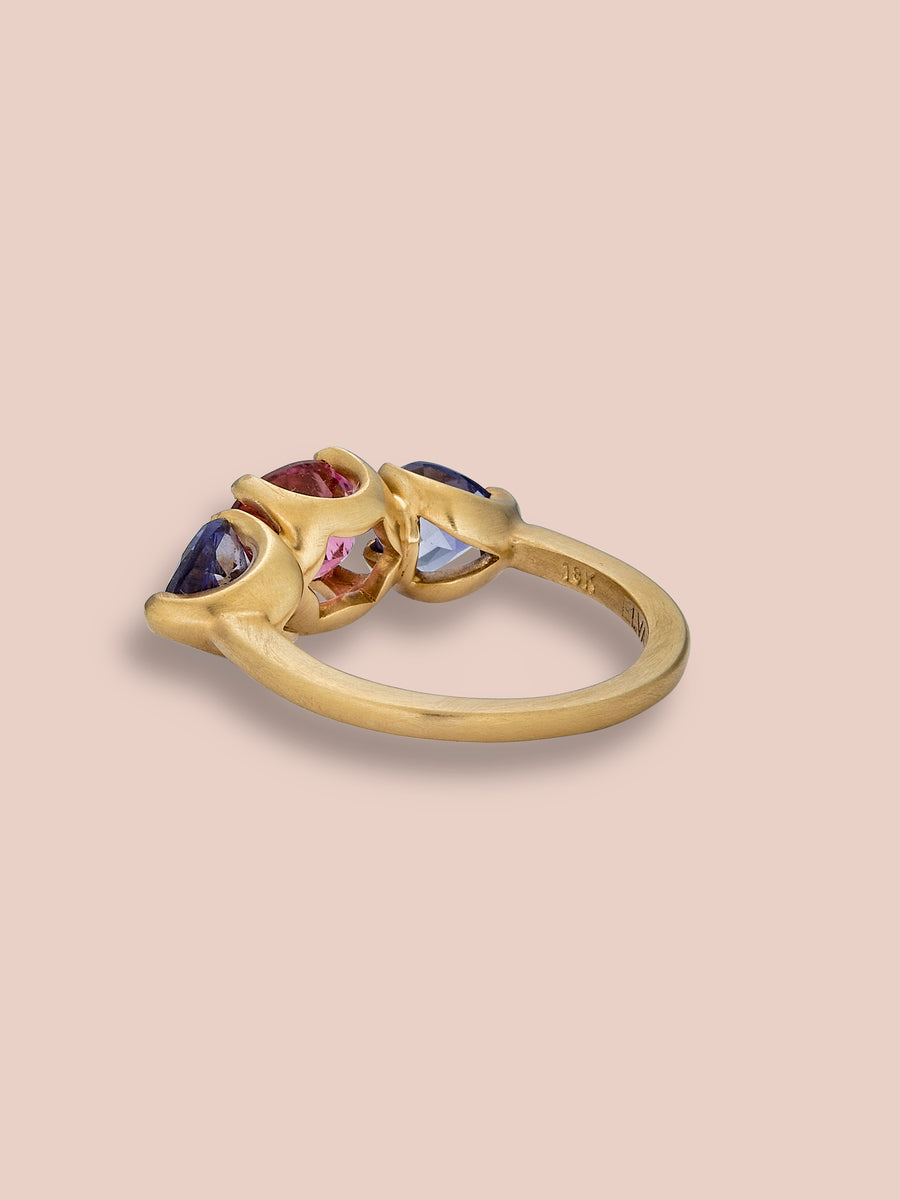 Tourmaline and Iolite Matilde Ring