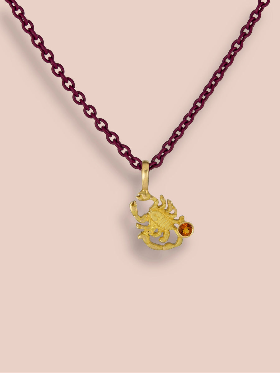 Lo Zodiaco - Scorpio Pendant - Citrine