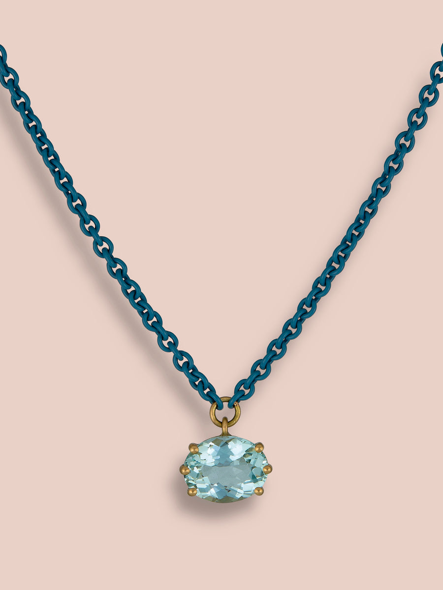 Cromia necklace - Aquamarine