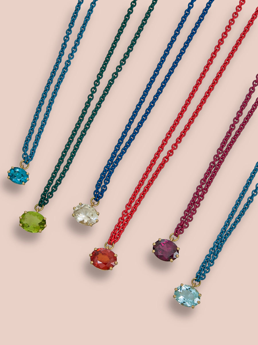 Cromia necklace - Spessartine Garnet