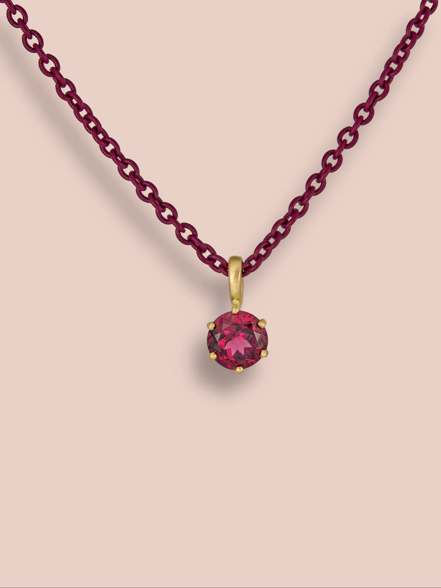 Heirloom pendant - Rhodolite