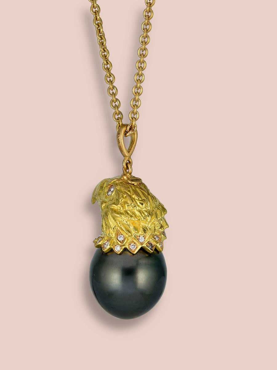 Aquila Pendant - Eagle - Tahitian Pearl