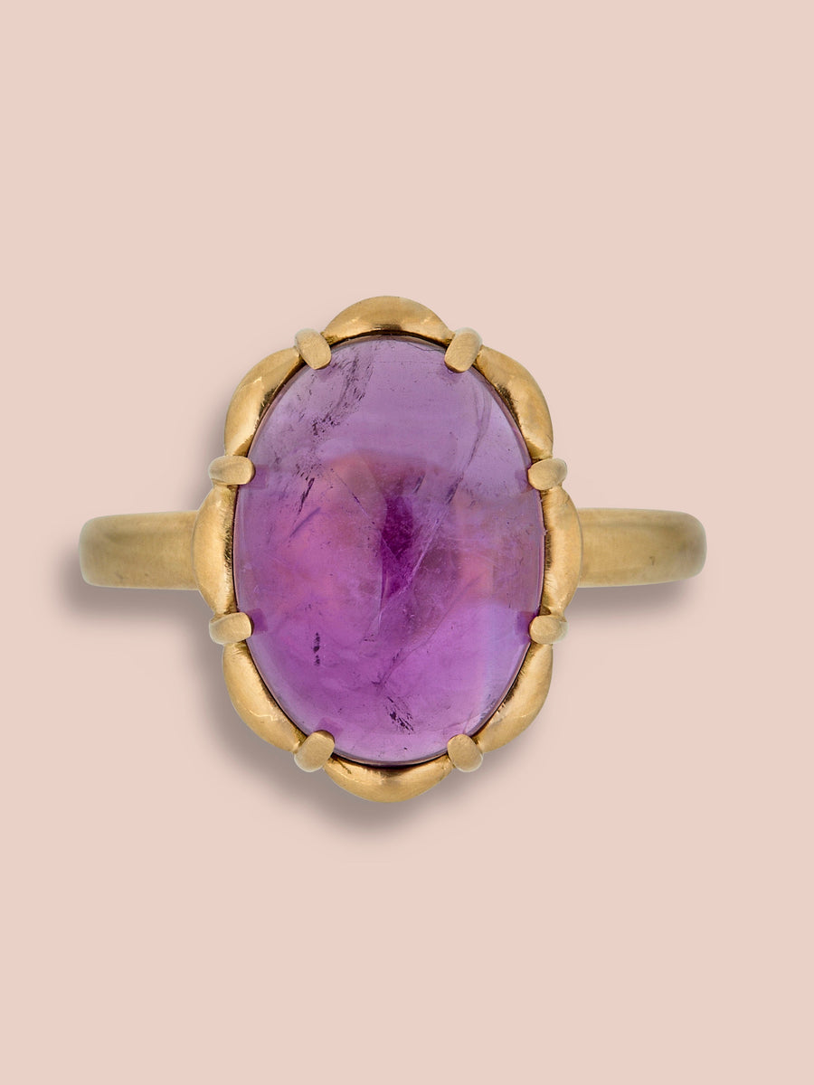 Petite Margot Ring - 6.26ct Amethyst