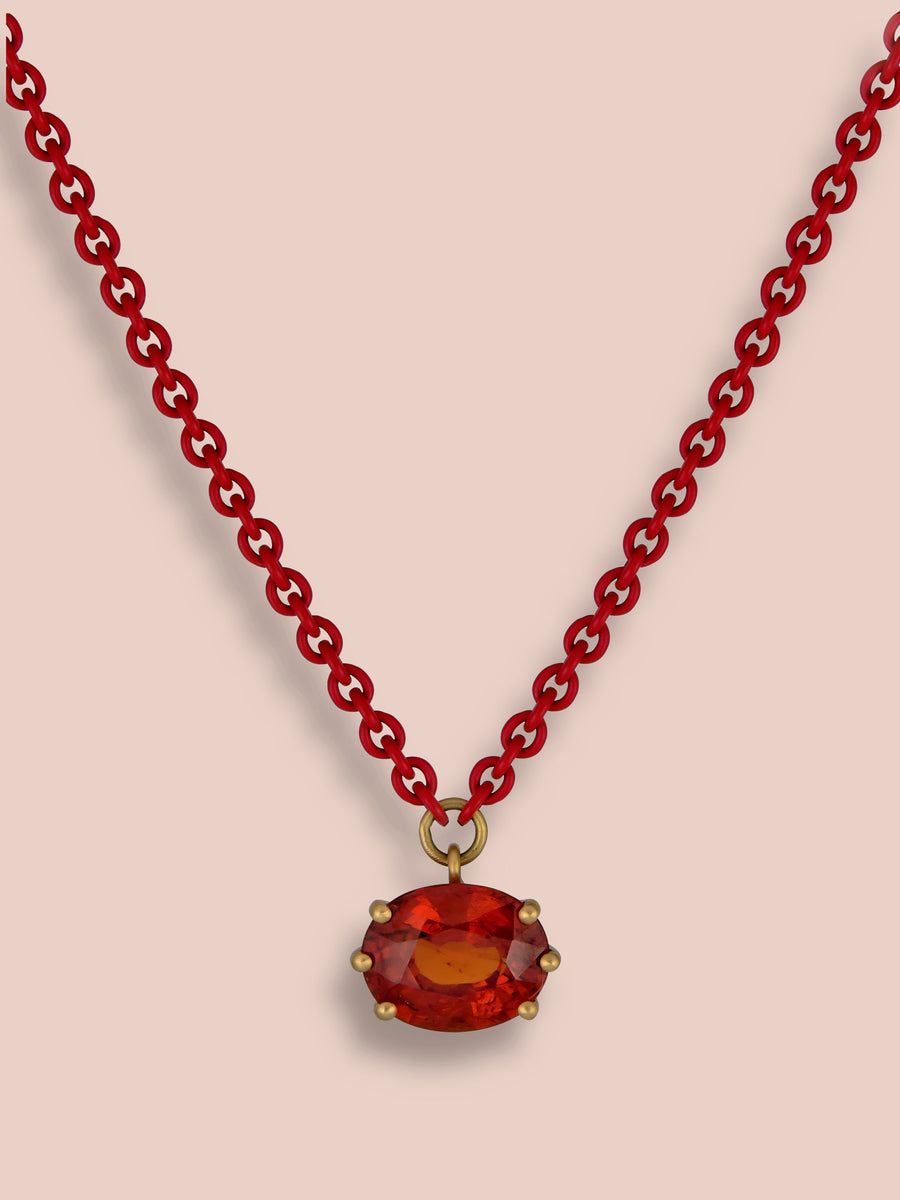 Cromia necklace - Spessartine Garnet