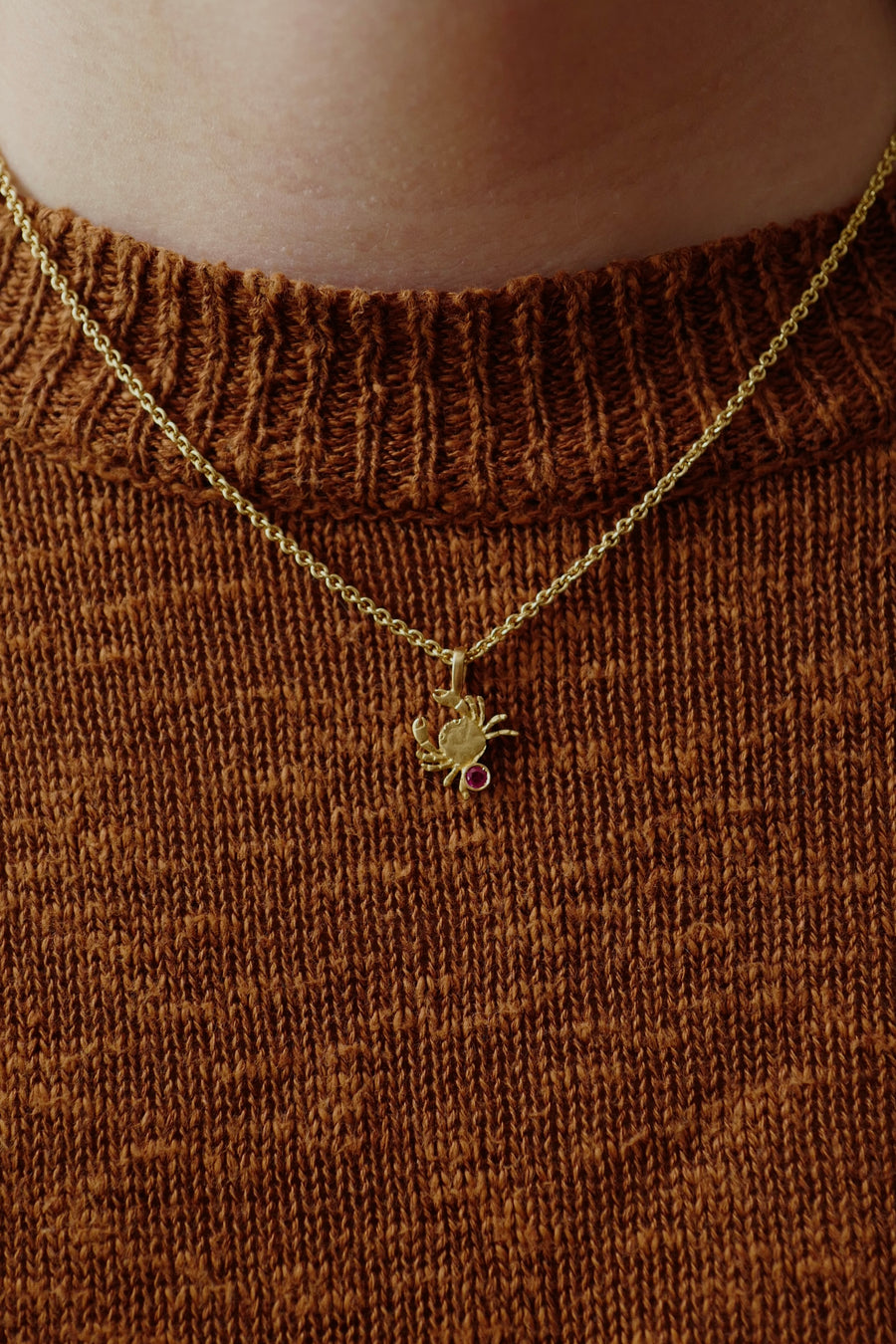 Lo Zodiaco - Sagittarius Pendant  - Blue Zircon