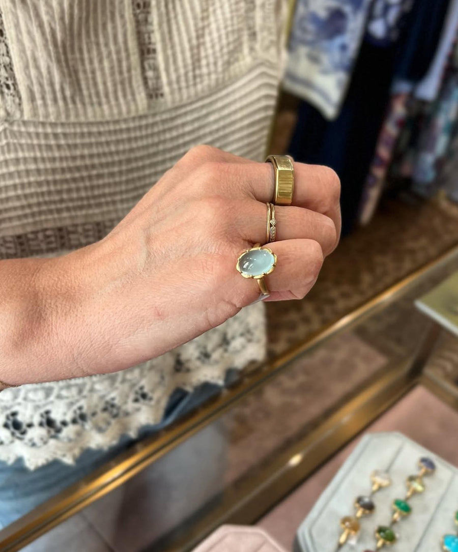 Petite Margot Ring - 5.67ct Aquamarine