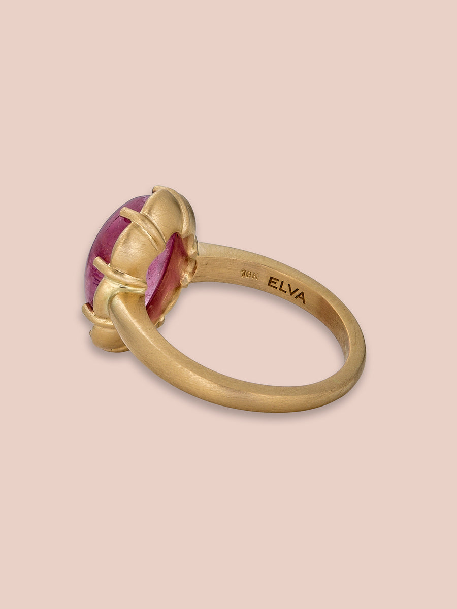 Petite Margot Ring - 5.61ct Pink Tourmaline